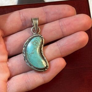 Turquoise Silver Pendant